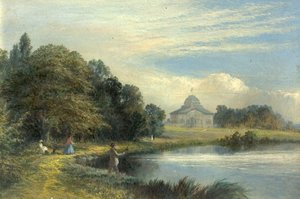 Templo de Nuthall, Nottinghamshire, 1869 de Alfred Dawson